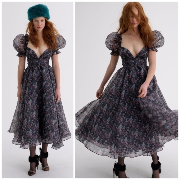Selkie The Tuxedo French Rebecca Dress - Picture 1 of 11